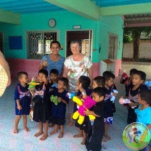 Hand Made toys for the Children at Nakhon Orphanage.