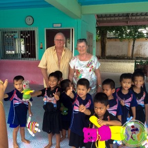Hand Made toys for the Children at Nakhon Orphanage.