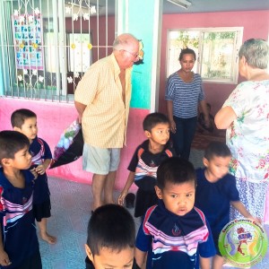 Hand Made toys for the Children at Nakhon Orphanage.