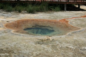 Hot spring itself