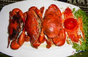 steamed crabs