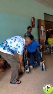 3rd May Donation of Wheel chair and cloths-11