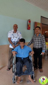 3rd May Donation of Wheel chair and cloths-13