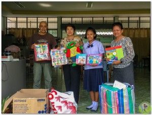 Donation to JD Luang School